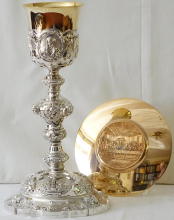 French Antique Baroque Chalice
